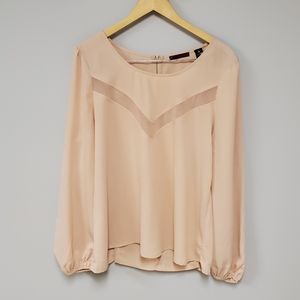 EUC BKE Red Cream Blouse